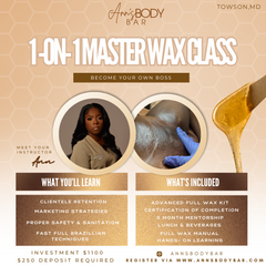 1-ON-1 Master Wax Class