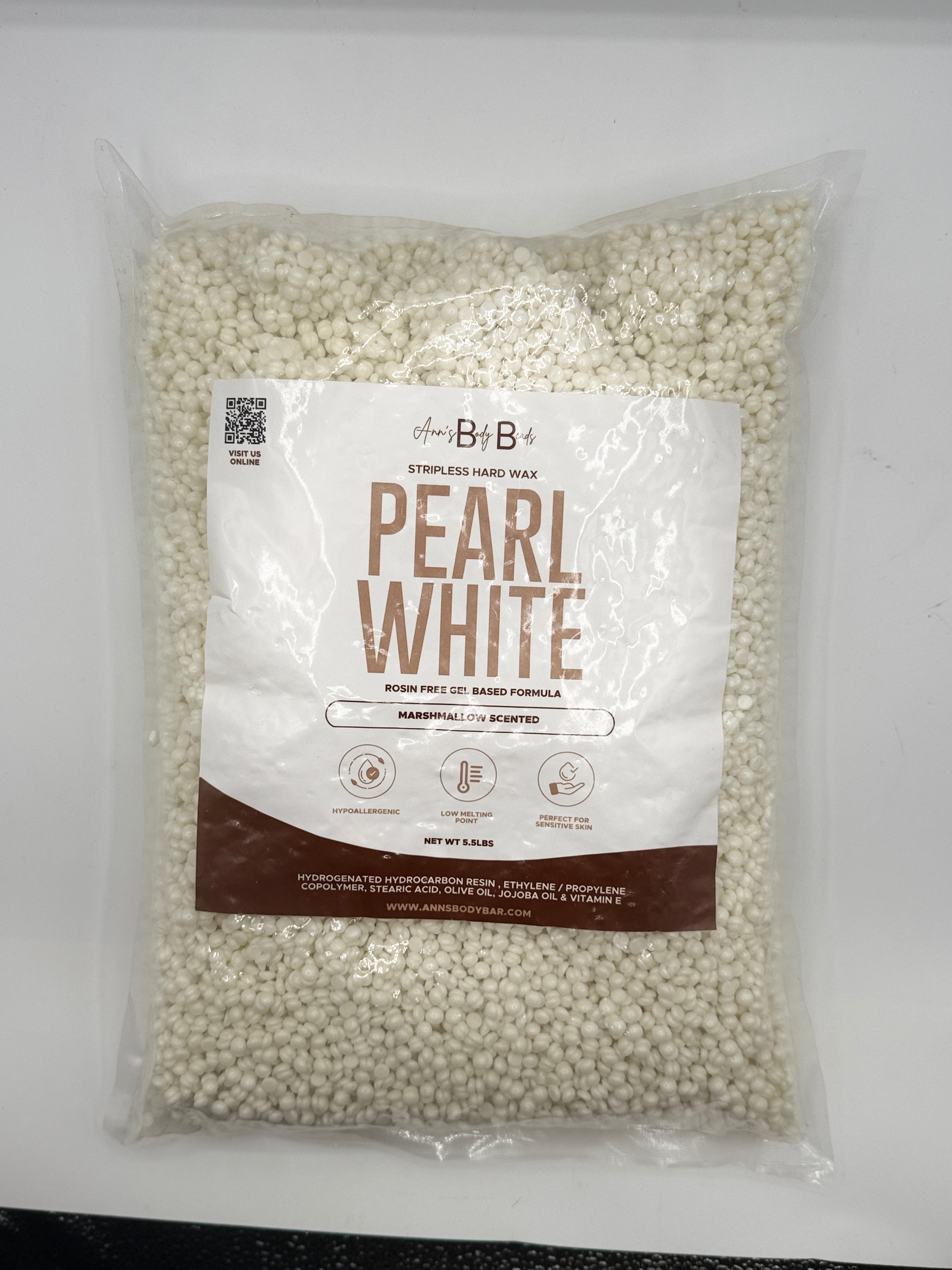 Rosin Free Pearl White Hard Wax