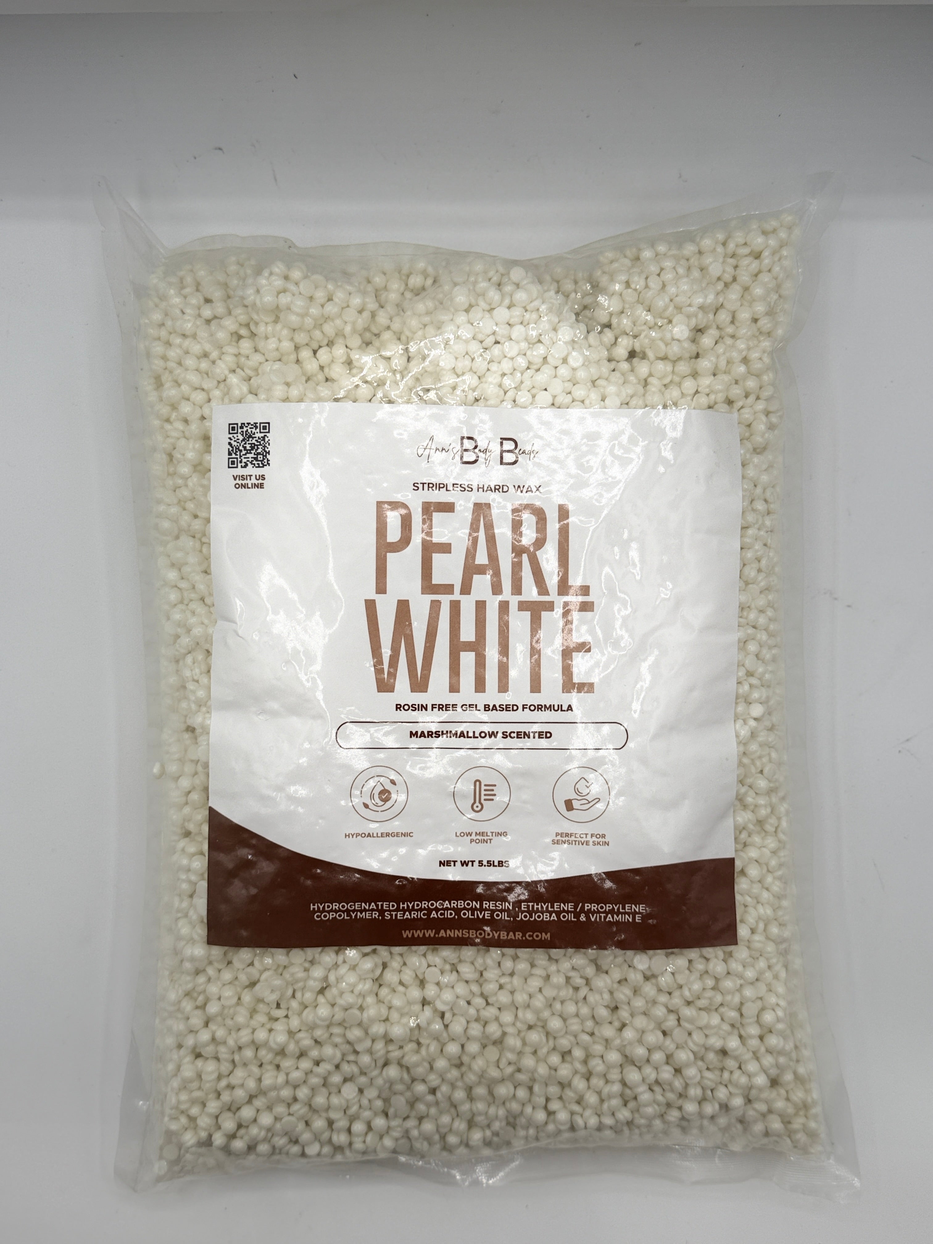 Rosin Free Pearl White Hard Wax