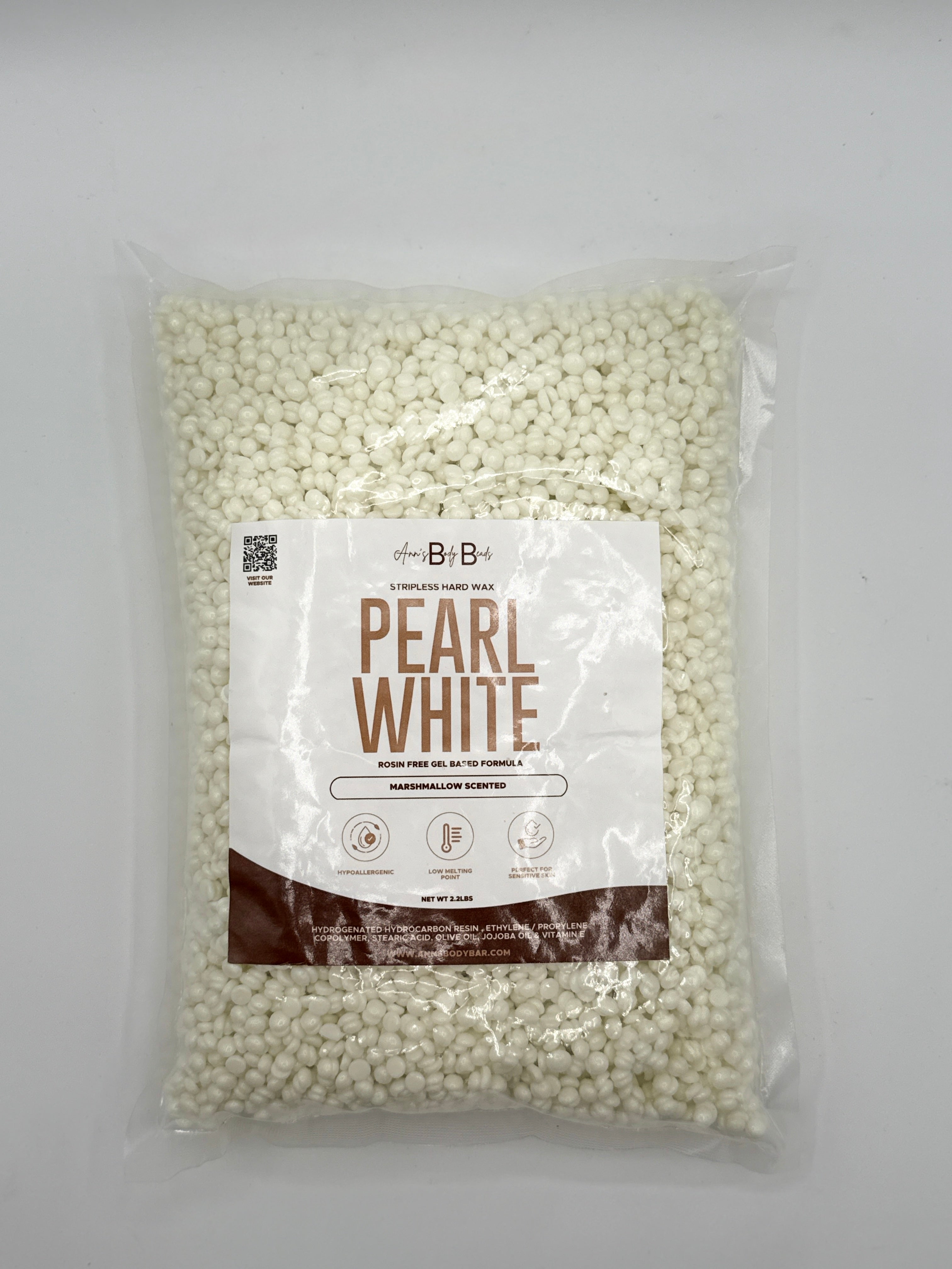 Rosin Free Pearl White Hard Wax